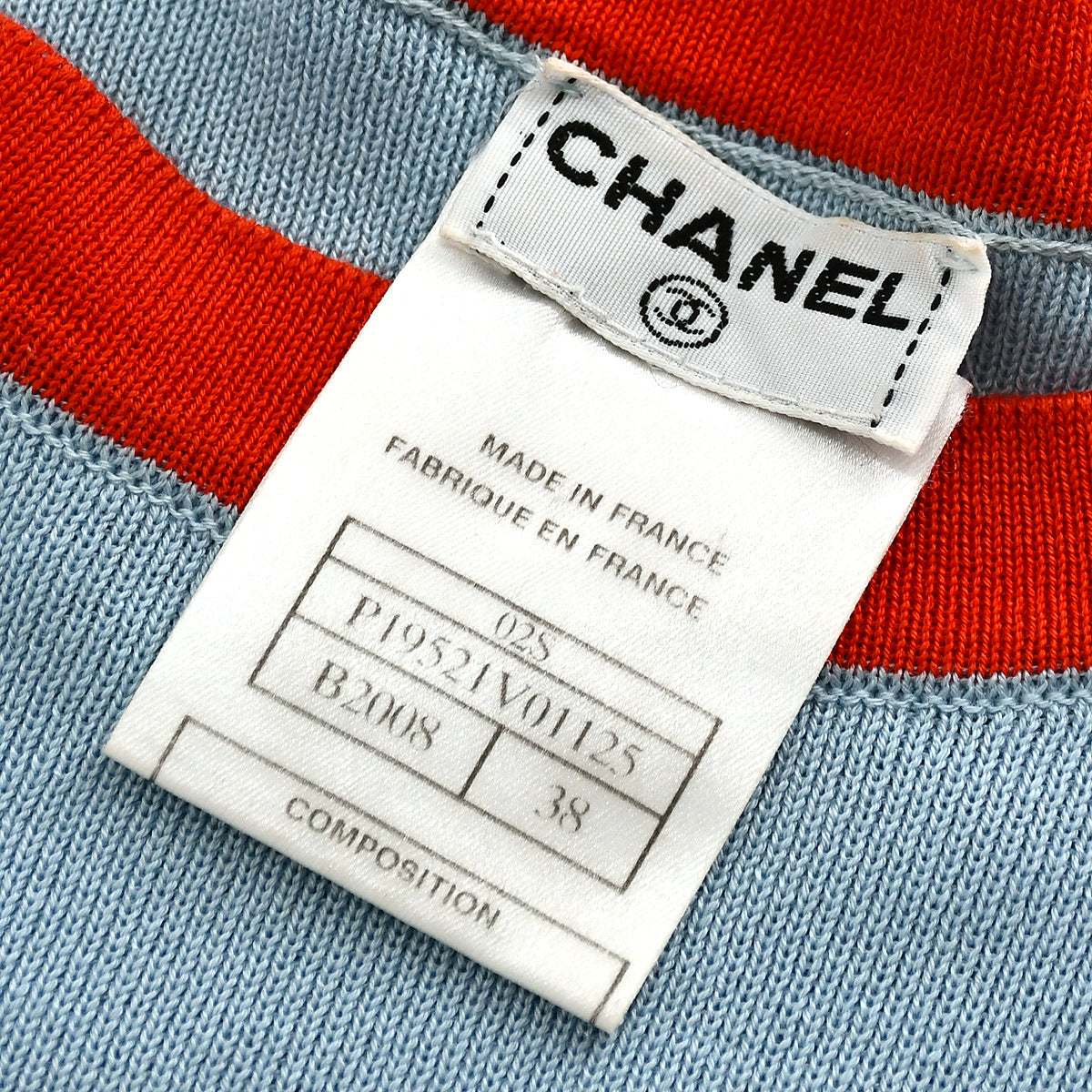 Chanel T-shirt Light Blue 02S 