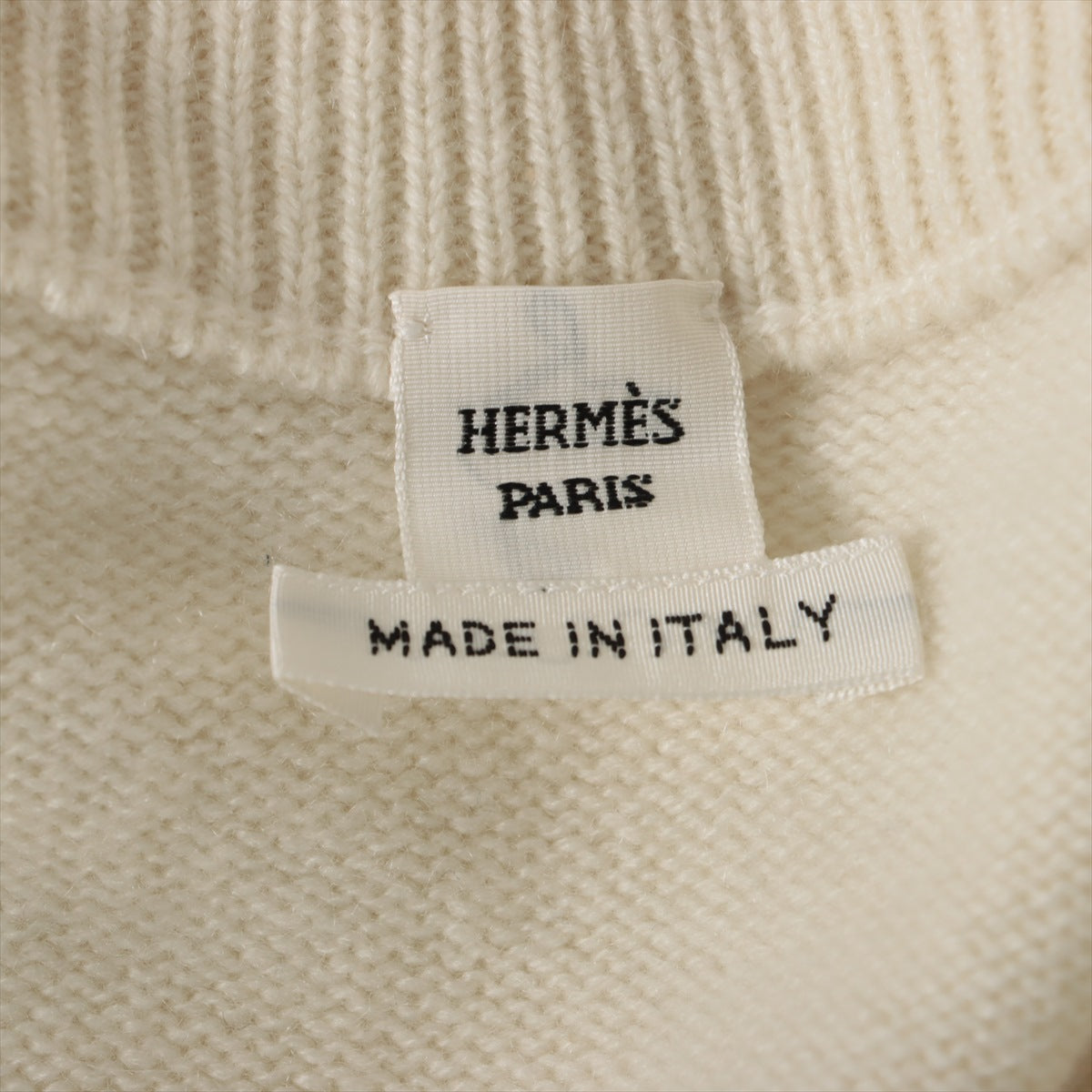 Hermes Cashmereie s Jacket 34  Ivory 2H2701D1