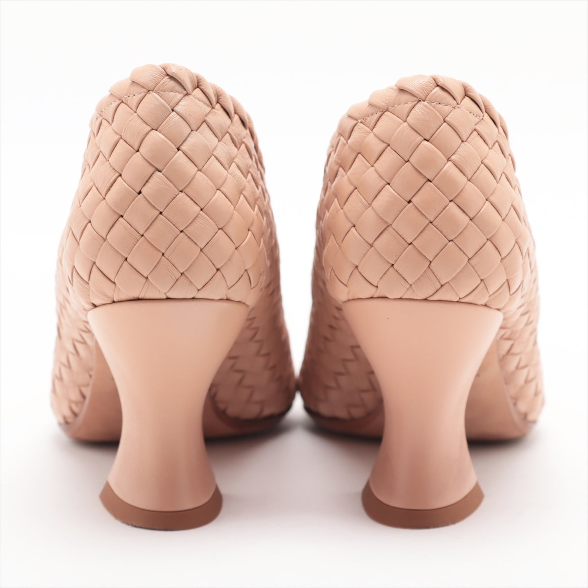 Bottega Veneta 皮革高跟鞋 35 1/2 米色 608850 Armond Interchart