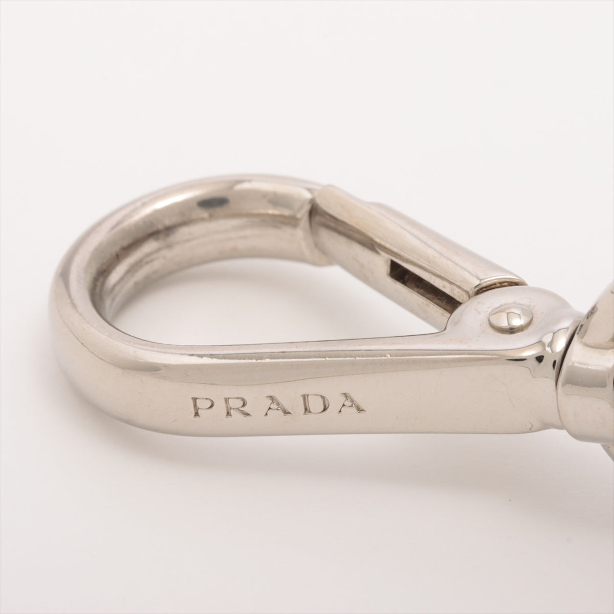 Prada Robot Charm GP Leather Silver