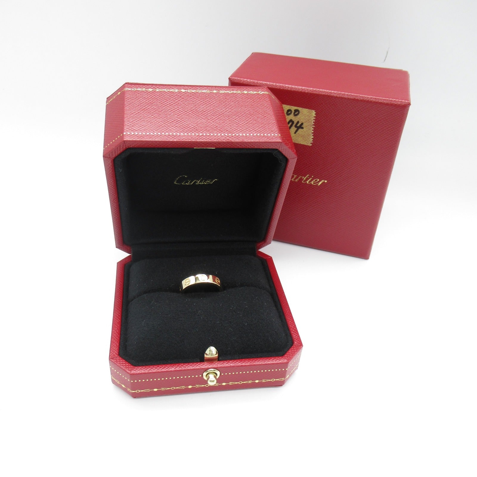 Cartier  Wedding Ring 1P Diamond Ring Ring Jewelry K18 (Yellow G) Diamond  Clear B4056147
