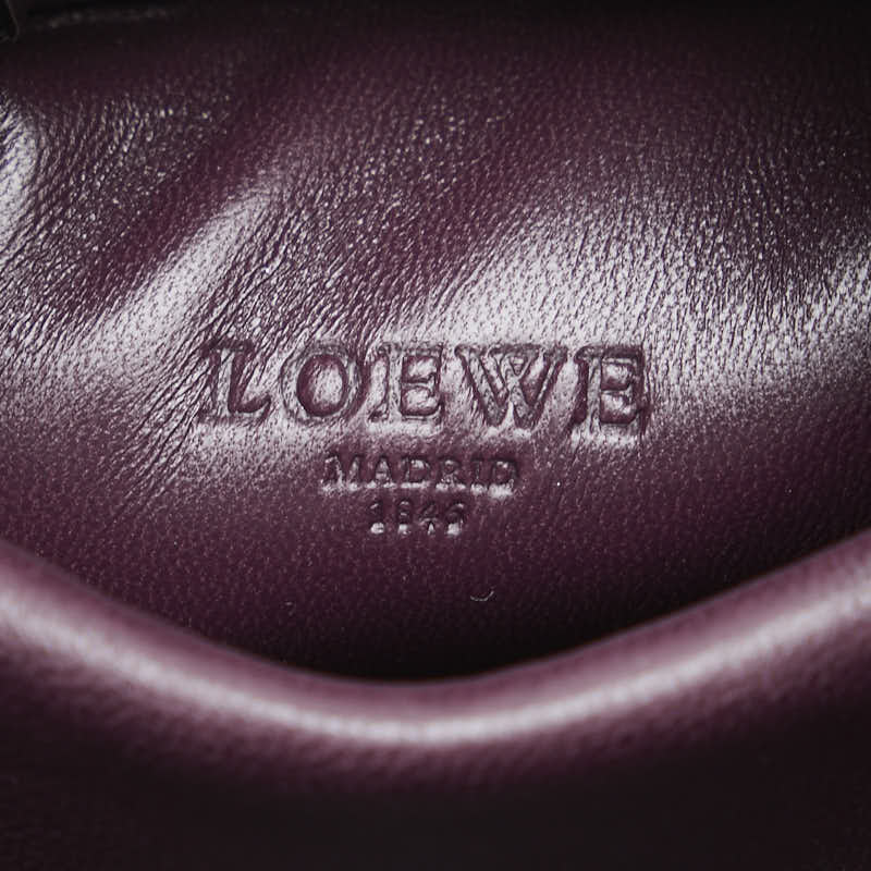 Loewe Crocodile Printing Handbag Green Yellow Leather  LOEWE