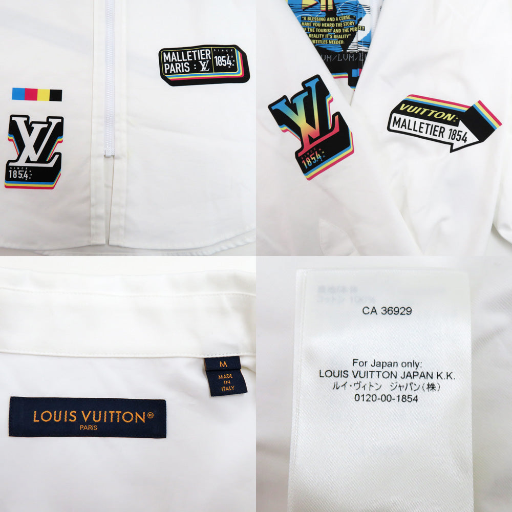 Louis Vuitton Technical   1AAU 6W Animation LV Flyers White M Size  Apparel