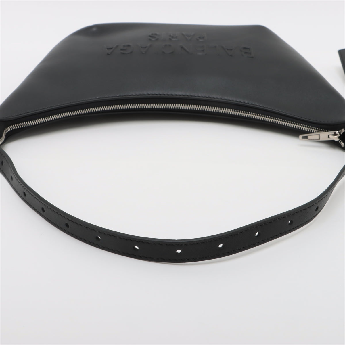 Balenciaga Leather Shoulder Bag 771733 Black