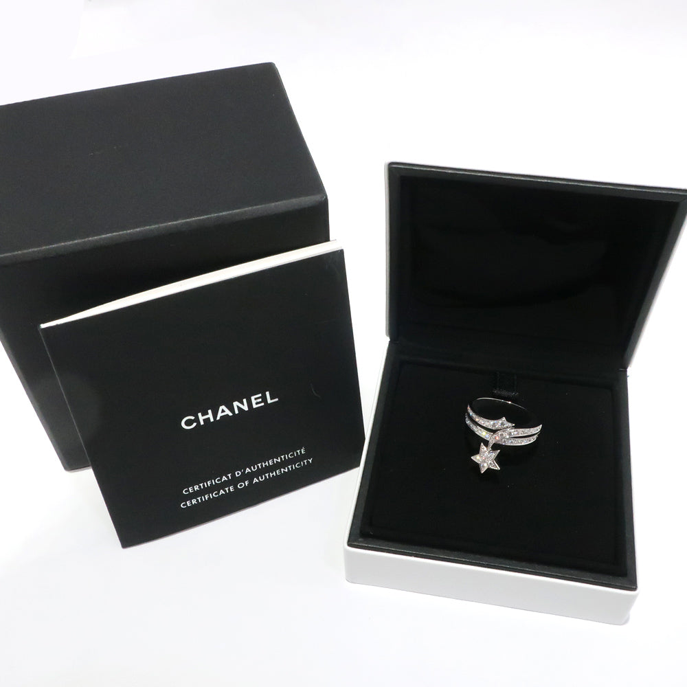 Chanel Jewelry Comet Ring Diamond J10812 K18 White G 