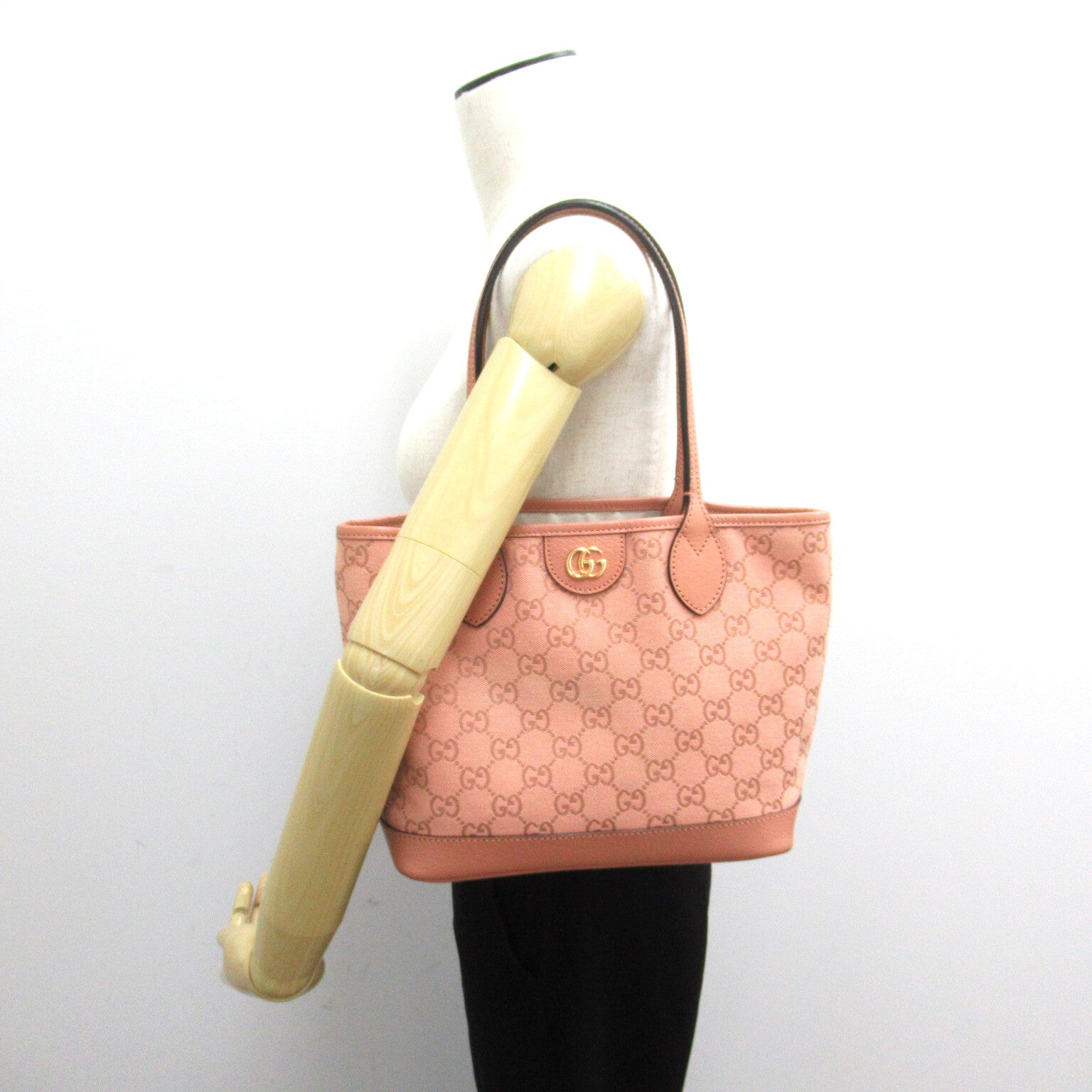 Gucci Ophidia GG Small Tote Bag GG Canvas  Pink 742102