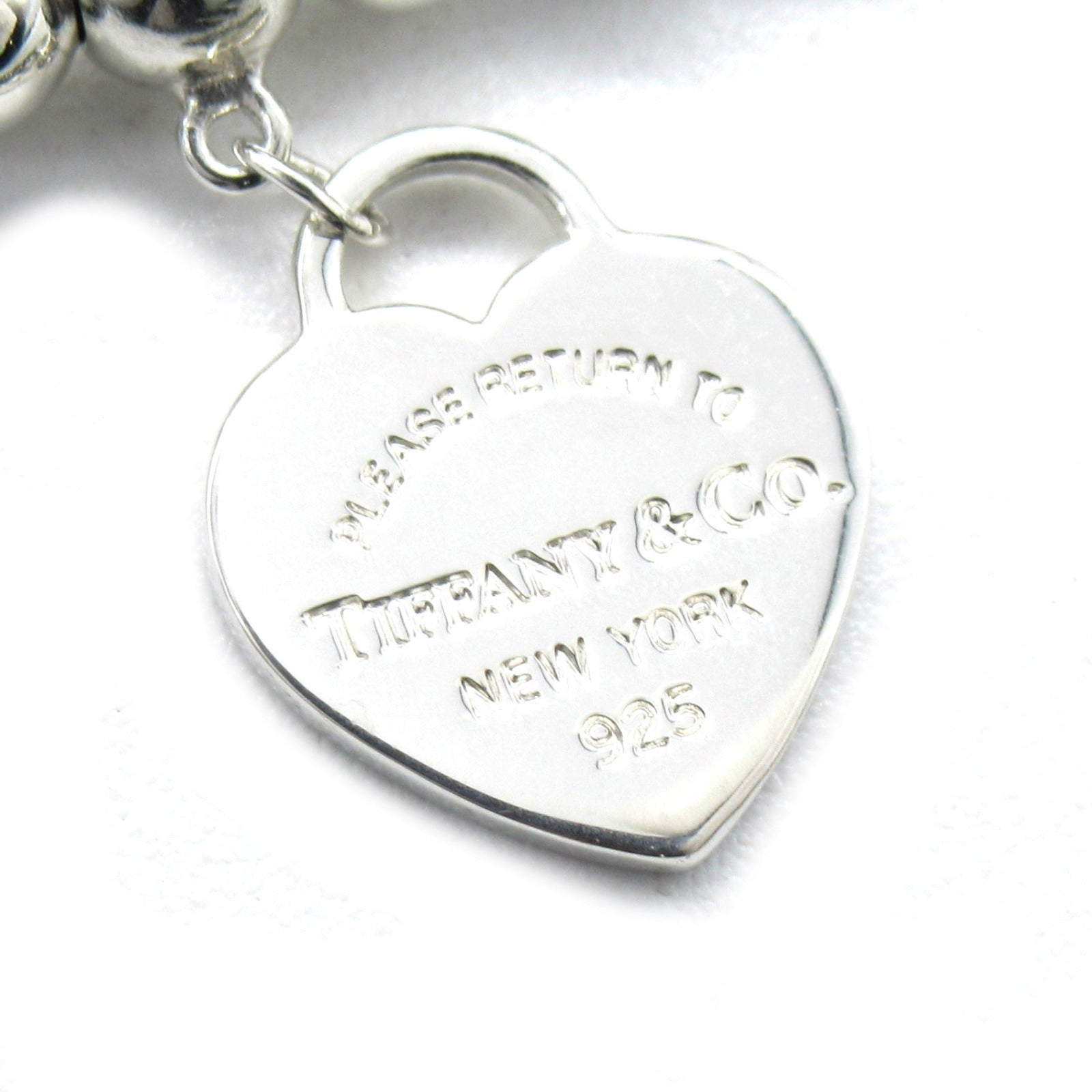TIFFANY&amp;CO RTT Heart Tag Heuer Bracelet Accessories Silver 925  Silver