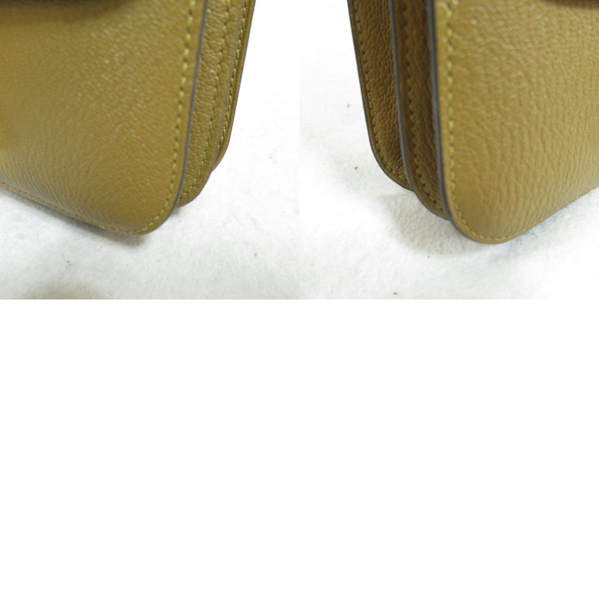 Hermes Constance Mini Craft Shoulder Bag Shoulder Bag Leather Shoulder  Brown