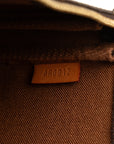 Louis Vuitton Monogram Pochette Accessory Pochette M51980 Brown PVC Leather  Louis Vuitton