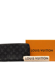Louis Vuitton Monogram Zippie Organizer NM Roundfassner Long Wallet M82081 Eclipse Black PVC Leather  Louis Vuitton