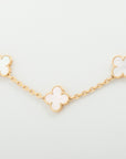 Van Cleef & Arpels Vintage Alhambra 20P S Necklace 750 (YG) 41.6g