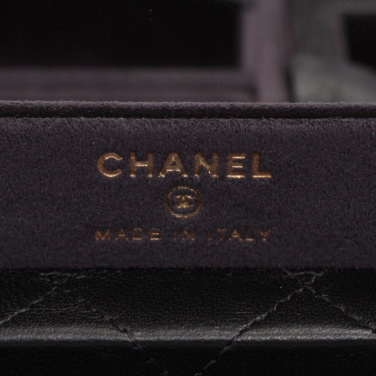 Chanel Matrasse  Jewelry Case Black G