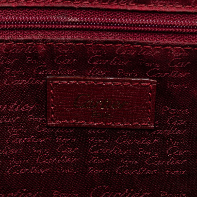 Cartier Bordeaux Must De Cartier Handbag