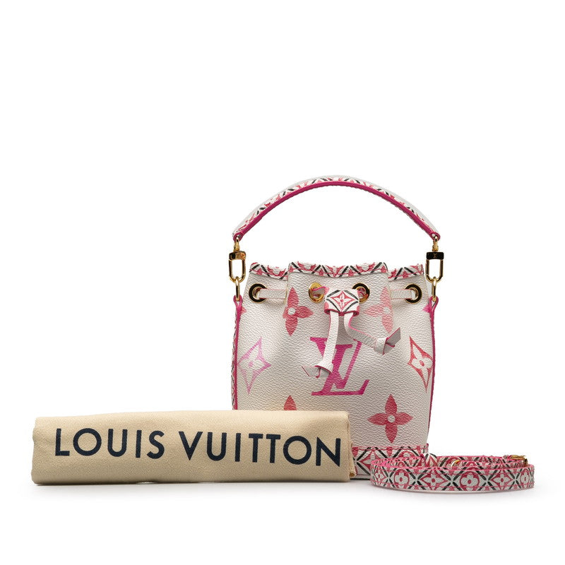 Louis Vuitton Monogram Giant Nanoe  the Pool Shoulder Bag Mini Bag 2WAY M82386 White Pink PVC Leather  Louis Vuitton