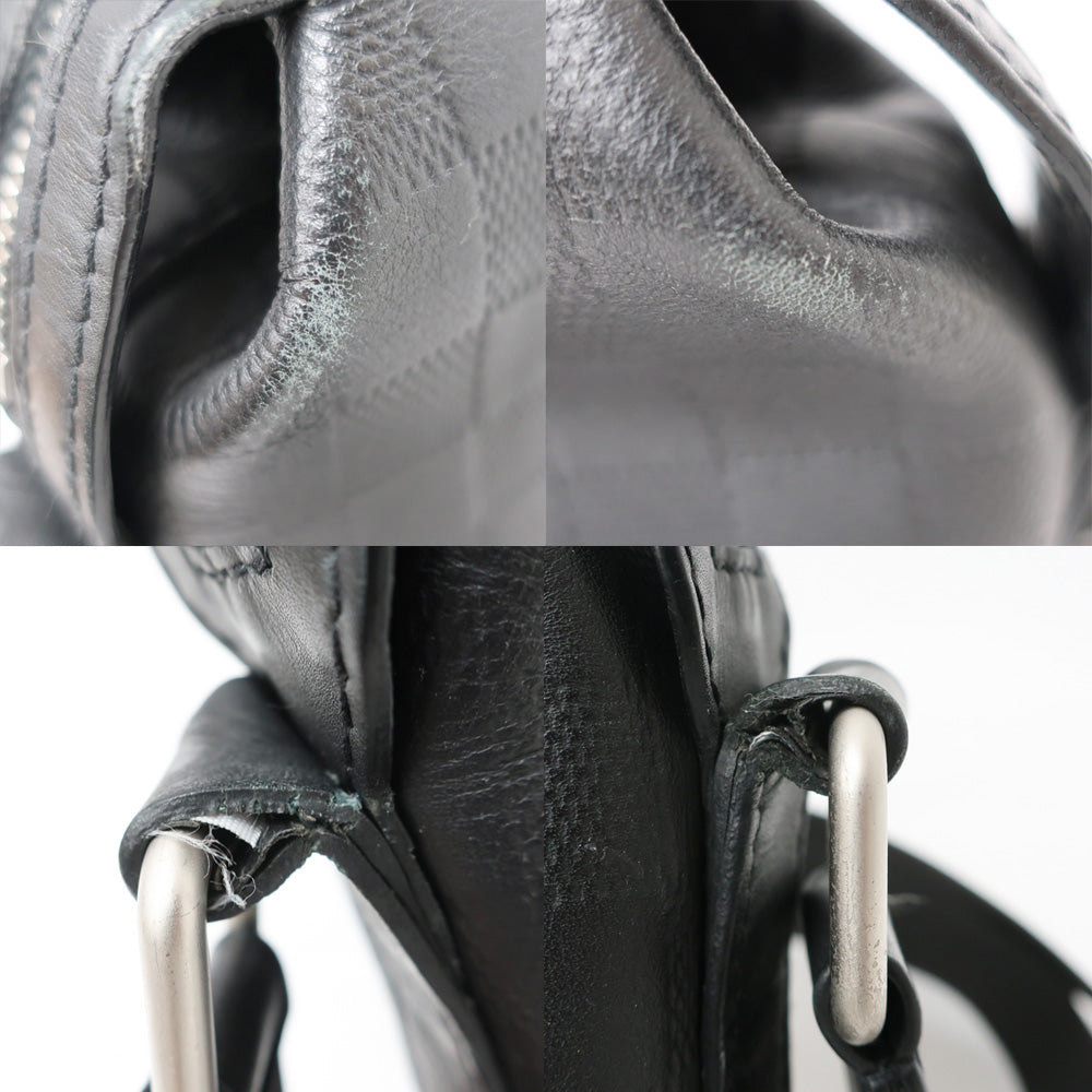Louis Vuitton Dialovery Messenger PM N42415 Shoulder Bag Damian Amphibious Black White