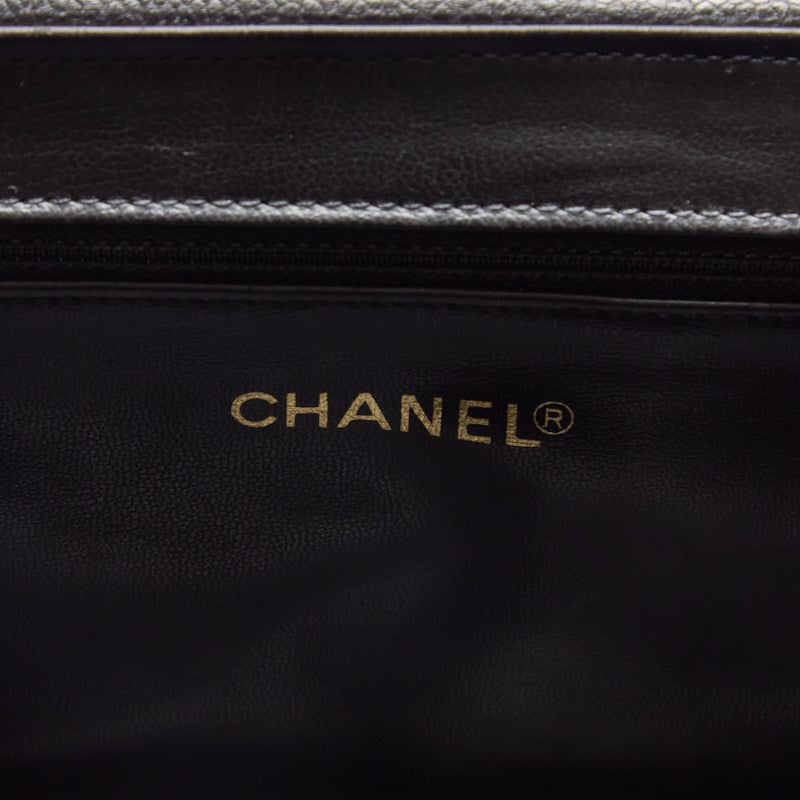 Chanel Matrasse Circle Coco Charm Vanity Bag Chain Shoulder Caviar S Black   Shoulder Bag  【 Ship】【SS】 Vintage s Online