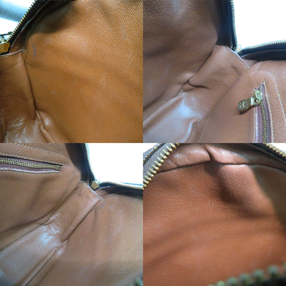 Louis Vuitton M51222 Monogram Shoulder Bag Crossbody Leather PVC Brown  Unisex