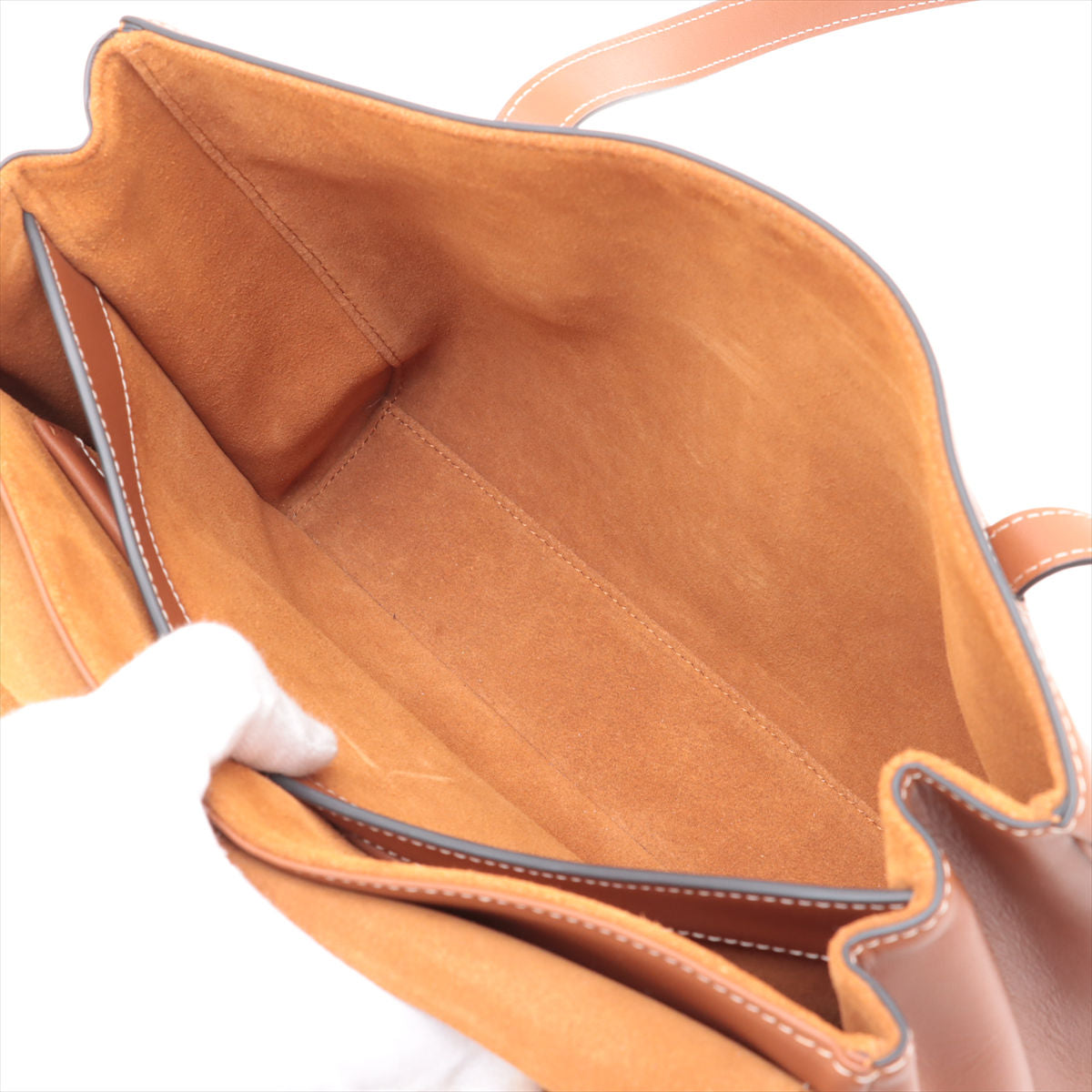 Celine St 16 Seas Medium Leather Shoulder Bag Brown