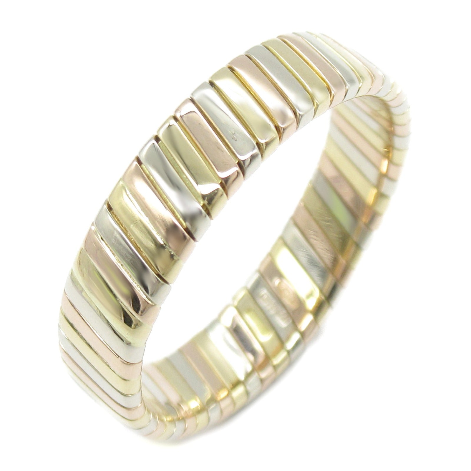 Bulgari BVLGARI Tubogas Ring Ring Ring Jewelry K18 (Yellow G) K18WG (White Gold) K18PG (Pink Gold)   Gold