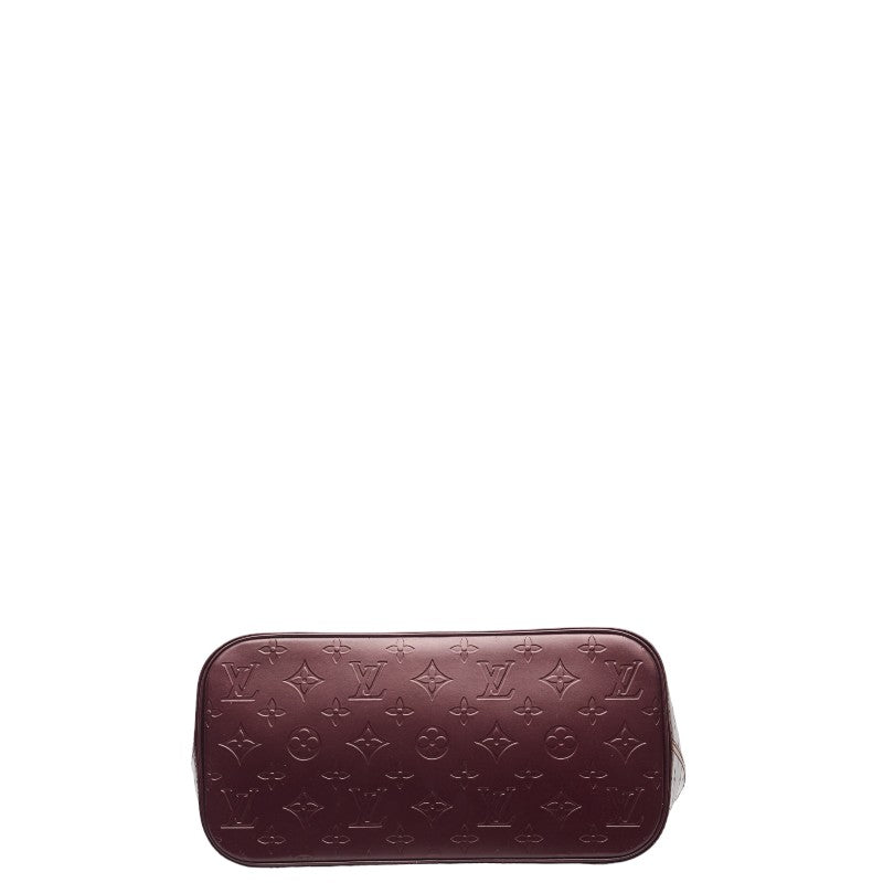Louis Vuitton Monogram Matt Stockton Handbag M55116 Violet Pearl Leather  Louis Vuitton
