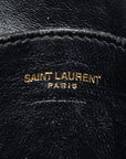 San Laurent Monogram Ba Cabus Handbag 472466 Black Leather  Saint Laurent