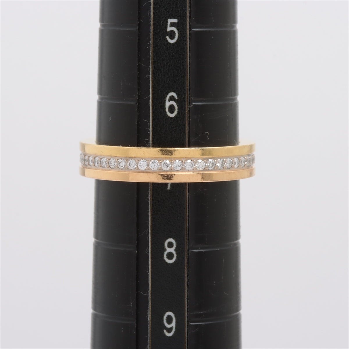 Cartier Three-Color Full Eternity Diamond Ring 750 (YGPG×WG) 4.1g 47 84052947