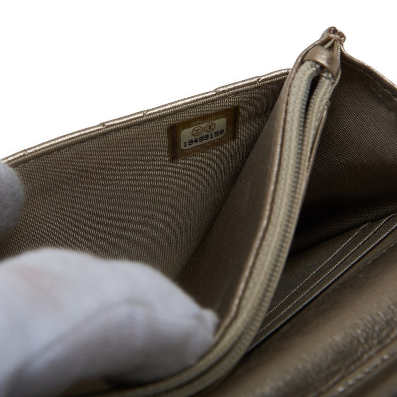 CHANEL CHANEL Matrasse Boy Chanel Chain Wallet  Silver (Silver G ) 's Bag ' Shoulder Bag Ladies' Shoulder Bag  Ship Ladies' Shoulder Bag