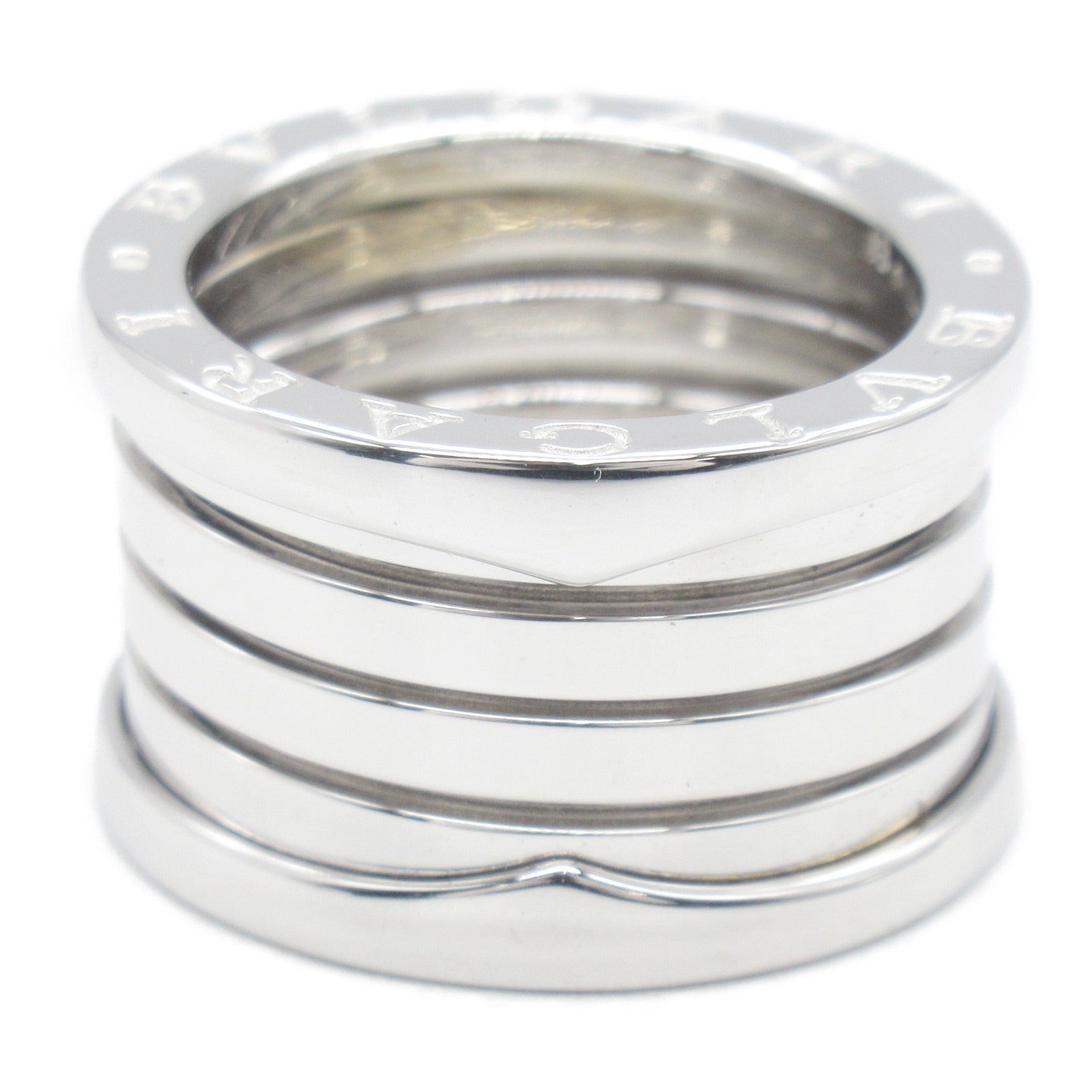 Bulgari BVLGARI B-zero1 Beezero One 5 Band Ring Ring Ring Ring Jewelry K18WG (White G)   Silver