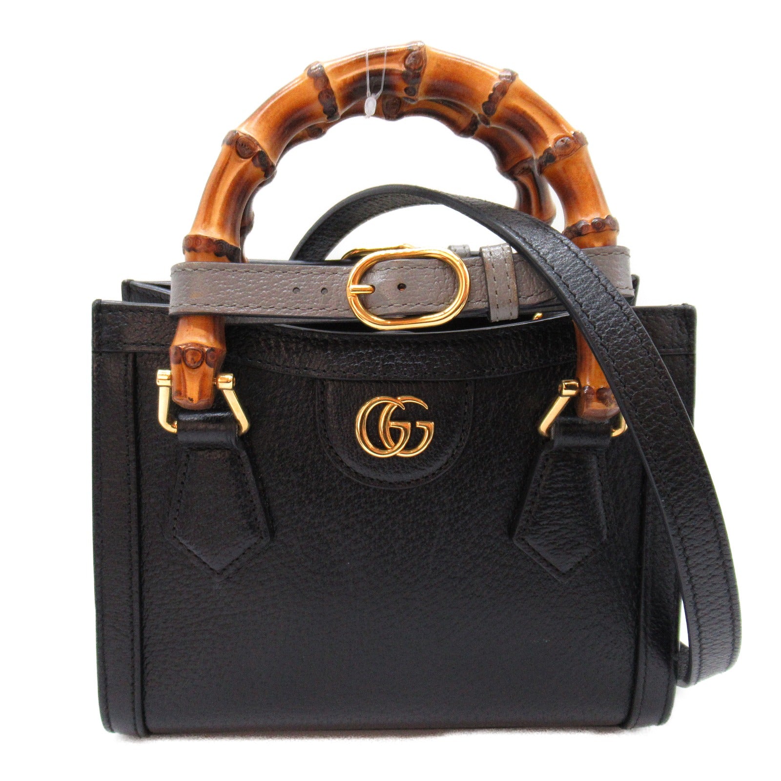 Gucci Diana 2w Shoulder Bag 2way Shoulder Bag Leather  Black 702782