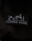 Hermes Yale Tote MM Tortoise Bag Gr Silver Canvas  Hermes