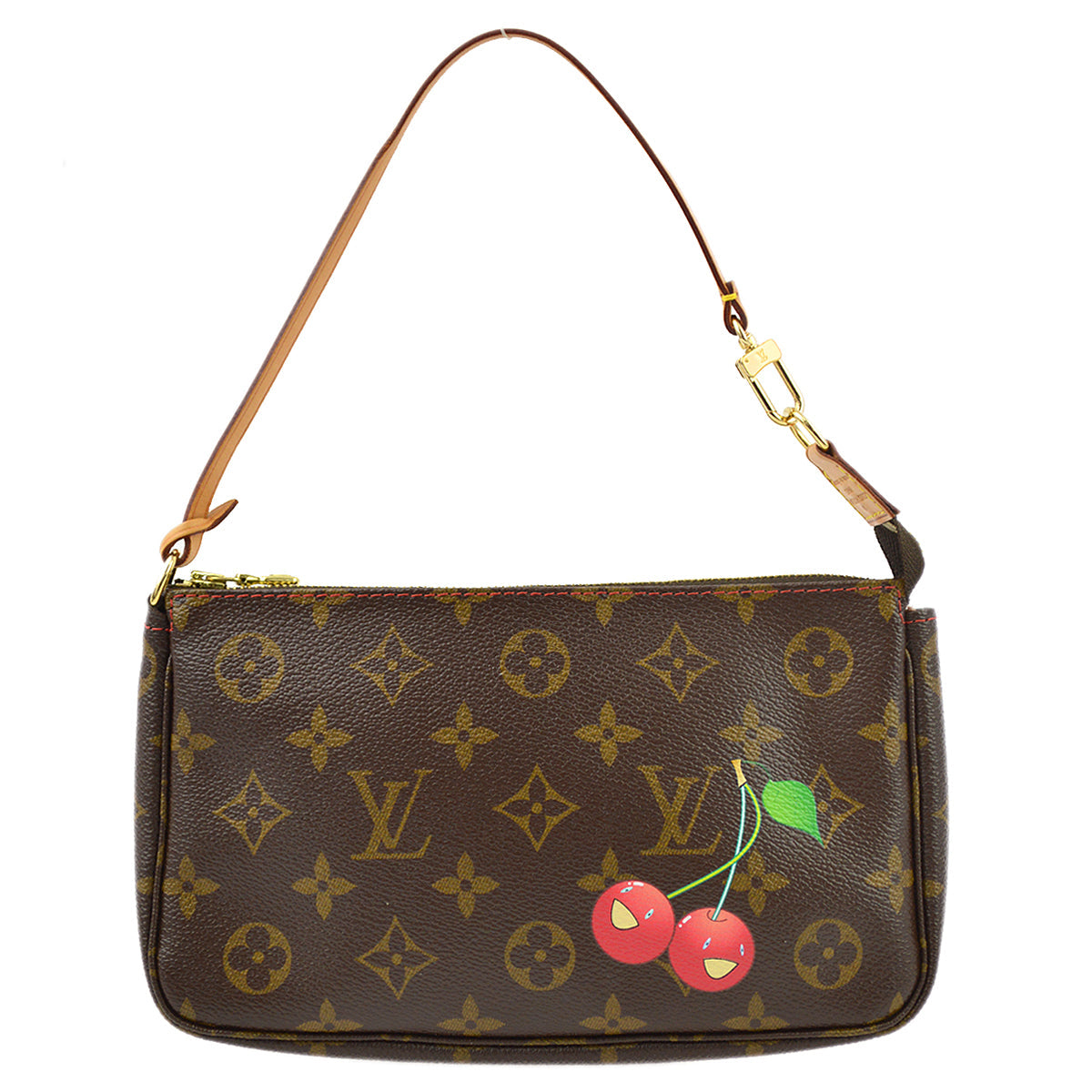 Louis Vuitton Monogram Cherry Pochette Accessoires Handbag M95008