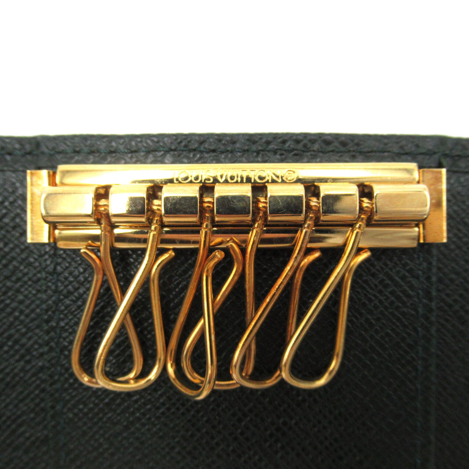 Louis Vuitton Louis Vuitton Multicore 6 Keycase Accessories Leather Taiga   Green M30534
