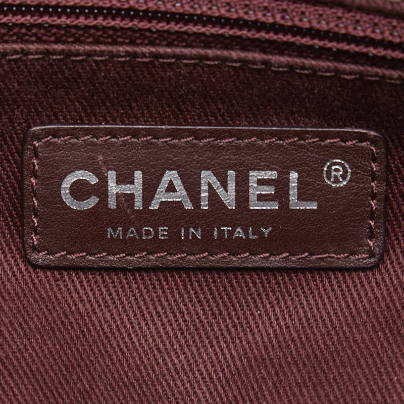 Chanel Matrasse Handbag 2WAY Black Brown Leather  Chanel