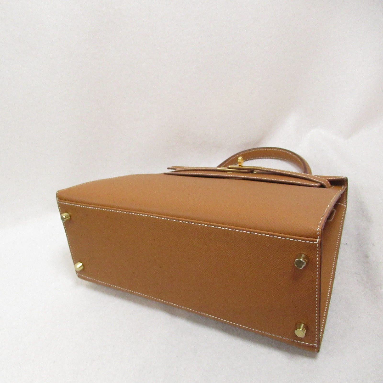 Hermes Kelly 28 Handbag  Sewing Handbag Handbag Leather Epsom  Brown
