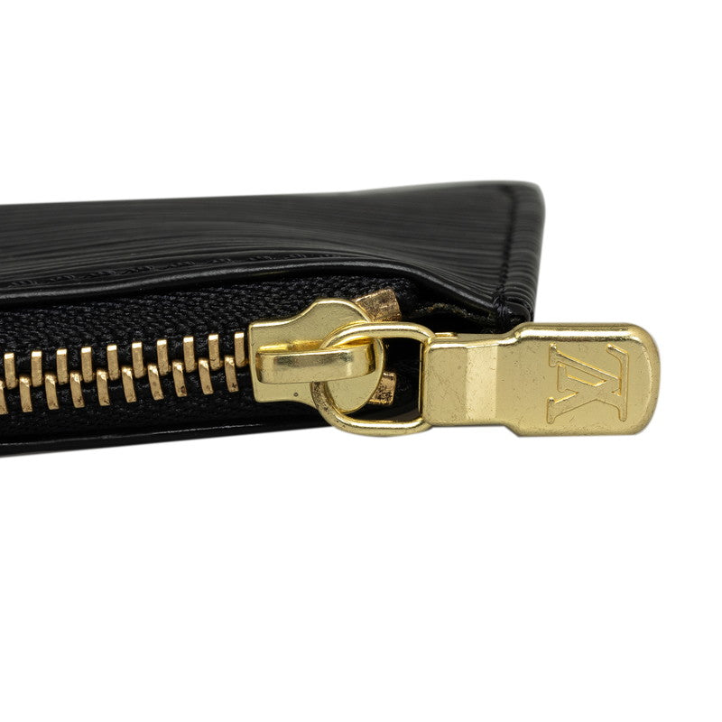 Louis Vuitton Epi Pochetteclare Coin Case M63802 Noneir Black Leather  Louis Vuitton