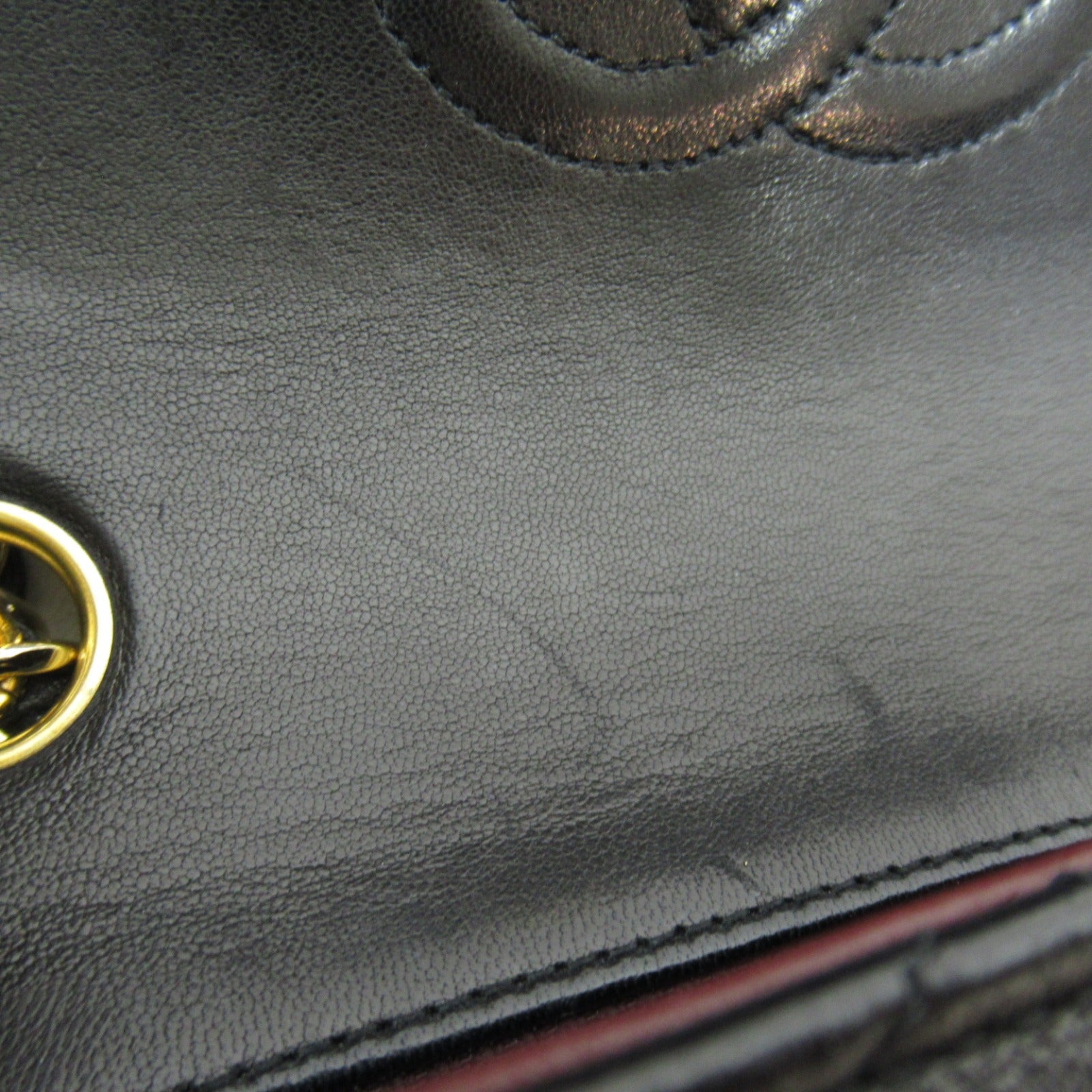 Chanel Mini Chain Shoulder Bag  Black A01163