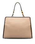 Fendi Ranaw Small Shoulder Bag 2WAY 8BH344 Pink Beige Leather  Fendi