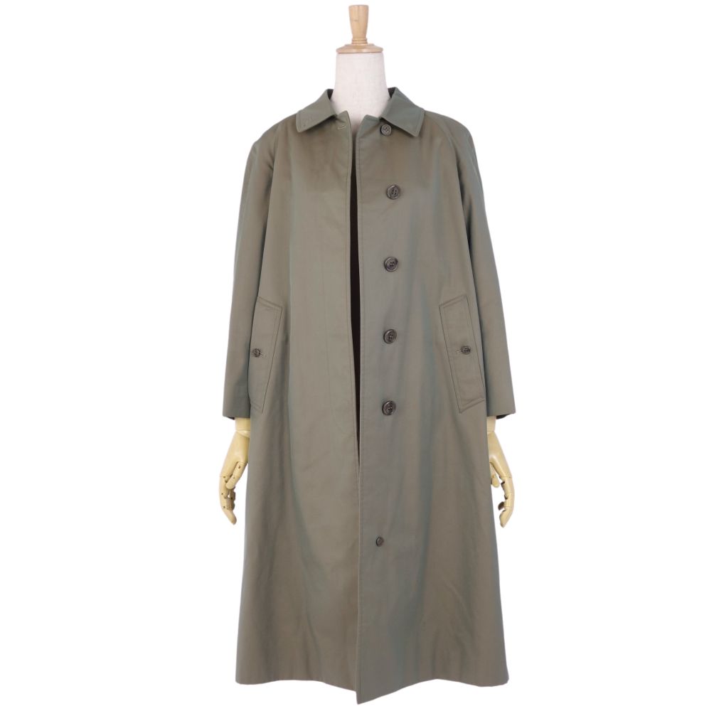 Vintage Burberry s Coat  Coat Balmacaan Coat Cotton 100% Out  7AB2 (equivalent to S) Karki Equivalent to S BODEST