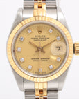 Rolex Datejust 69173G SSYG AT Champagne