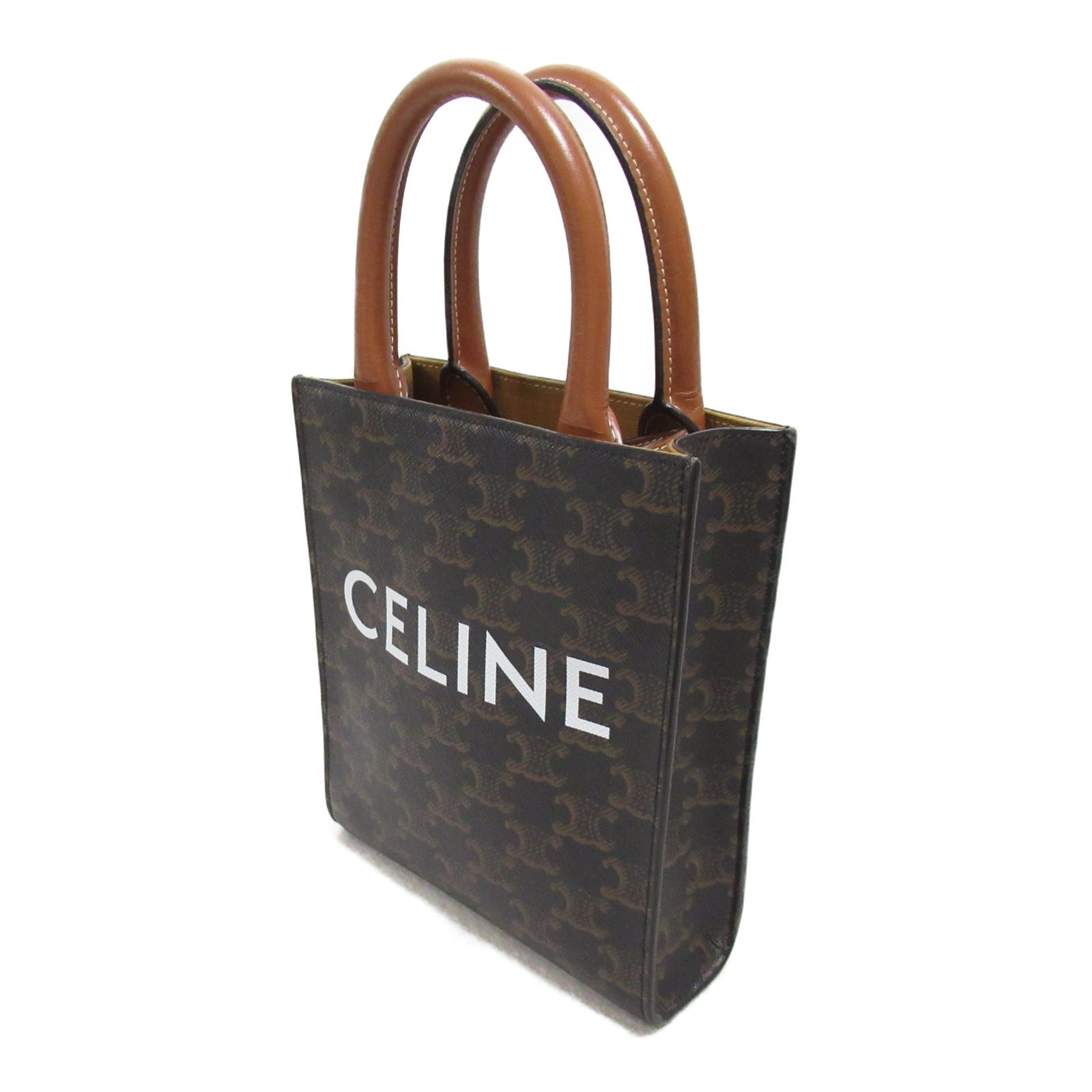 Celine Celine f Shoulder Bag Shoulder Bag Canvas  Canvas  Black Brown