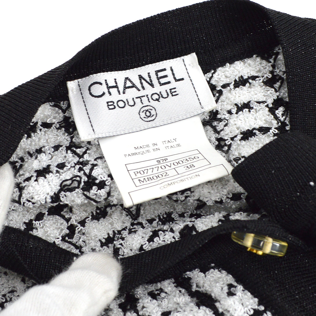 Chanel Spring 1997 Cardigan Tweed 