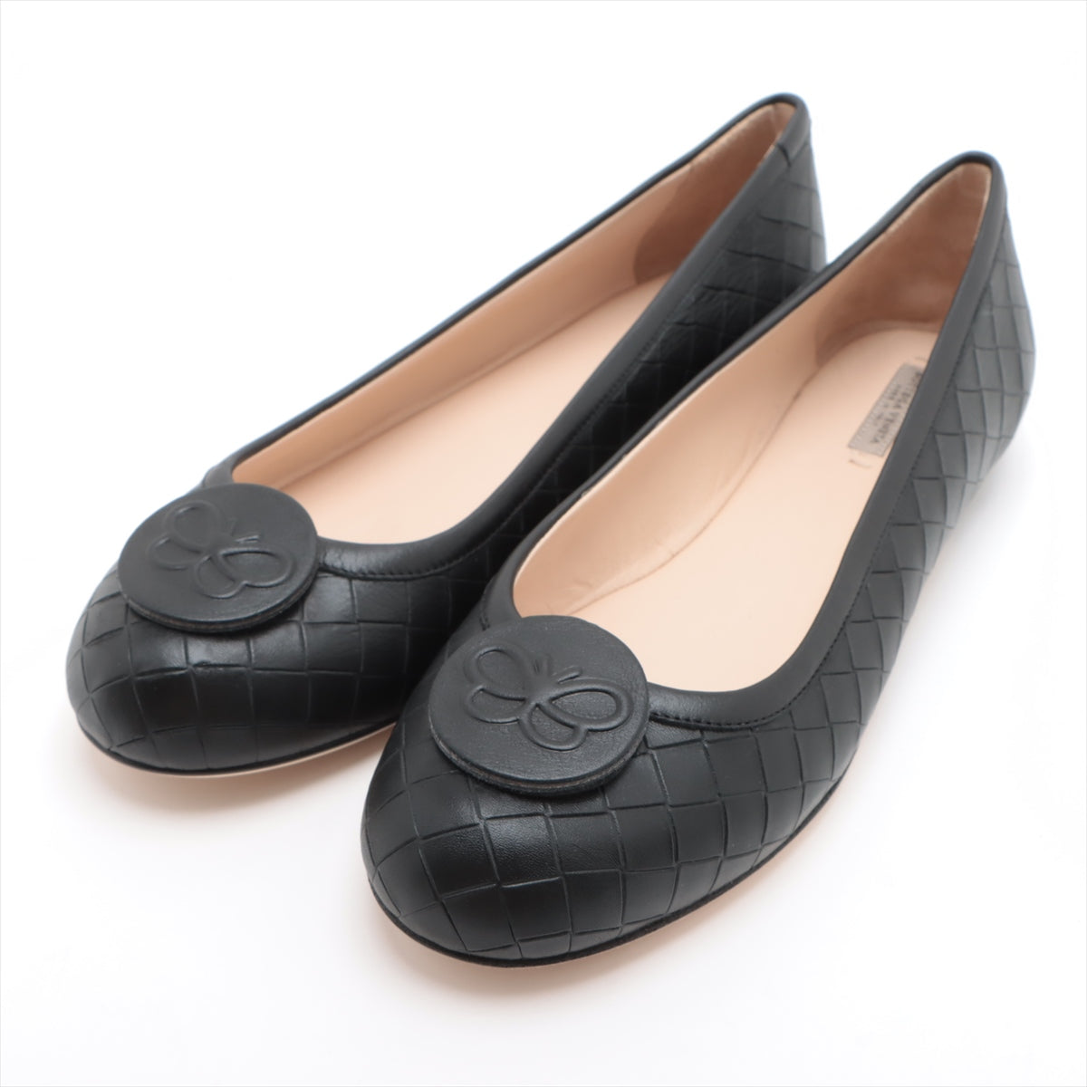 Bottega Veneta Intretch Omelage 皮革翻蓋高跟鞋 35 黑色