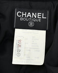 Chanel Single Breasted Jacket Black 94C 