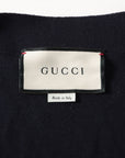Gucci Interlocg G Wool x Nylon Cardigan XS  Navy 576901