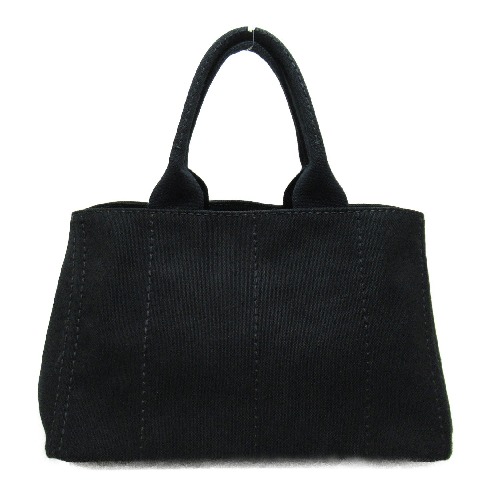 Prada Prada Canapa Tote Bag Tote Bag Tooth Bag Linen  Black