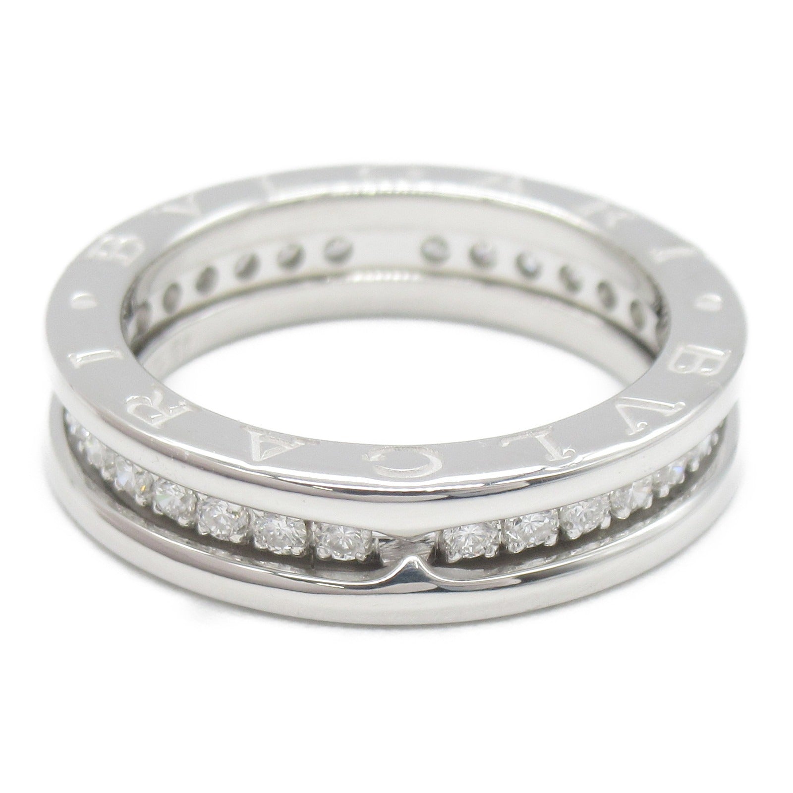 Bulgari BVLGARI B-zero1 Beezero One Ring Full Diamond Ring Ring Jewelry K18WG (White G) Diamond   Clearance
