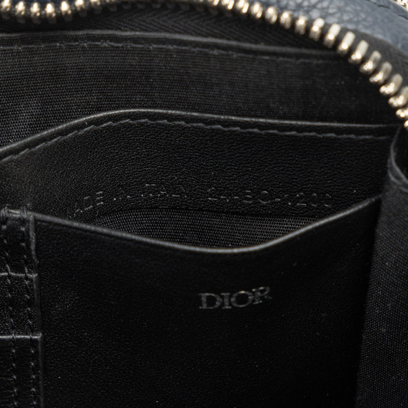 Dior STUSSY Collaborative Shoulder Bag 2ESBC119GDS Navy Red Leather Men Dior