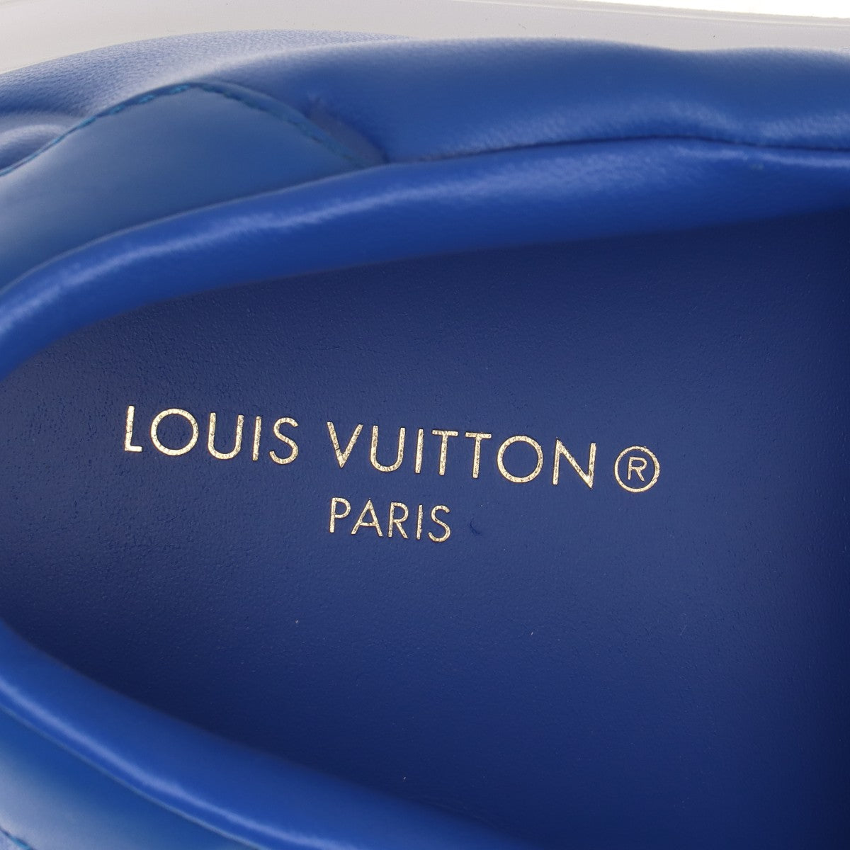 Louis Vuitton Beverly Hills Line 22 Years UK8  Blue LD0252 Monogram Bag  Insole Mark With Family Selling s