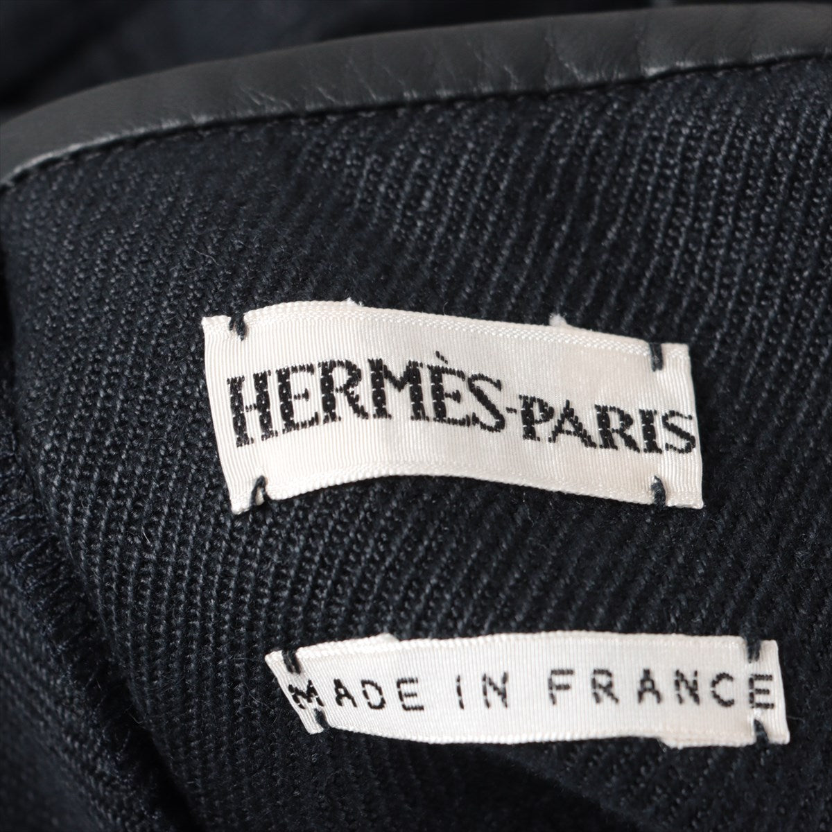 Hermes Margiela Period Linen Jacket 38  Black Third Button Parts able Several s in the Three Halls