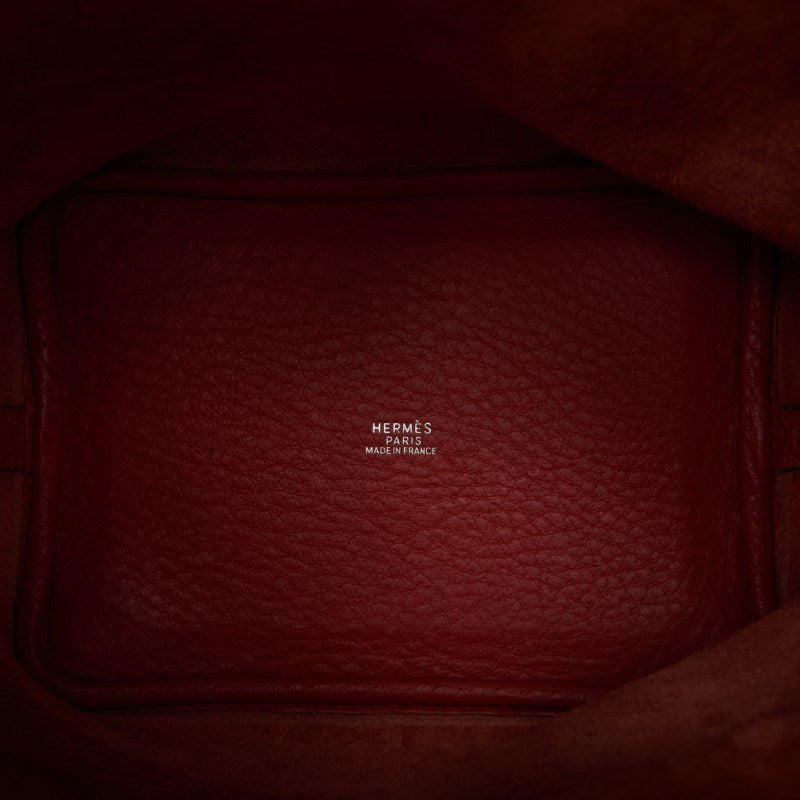 HERMES ERMES Picotin PM Handbag clement Rouge (Silver G ) Handbag  Handbag Ladies Handbags 【 Ship】 Ladies Handbags Ladies Online